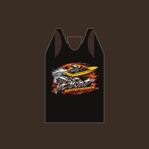 Jet Boat Performance logo tank, back print